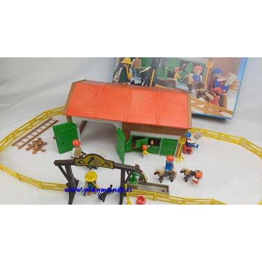 PLAYMOBIL 3436 GRANJA PONIS (VERSION 1 AÑO 1985) [2]