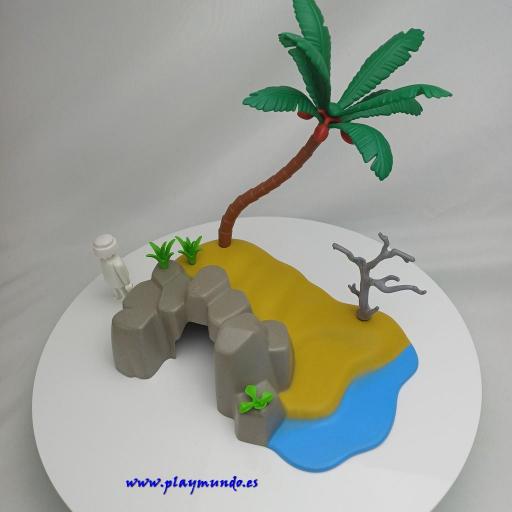 PLAYMOBIL DIORAMA ISLA PIRATA [1]