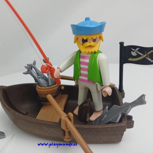PLAYMOBIL 3792 PIRATA PESCANDO (1990 - 1999) [2]
