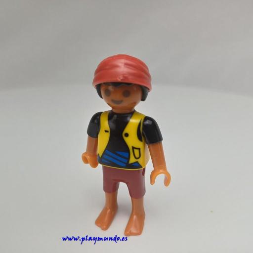 PLAYMOBIL NIÑO PIRATA MUÑECO CLICK  MOD0288 [0]