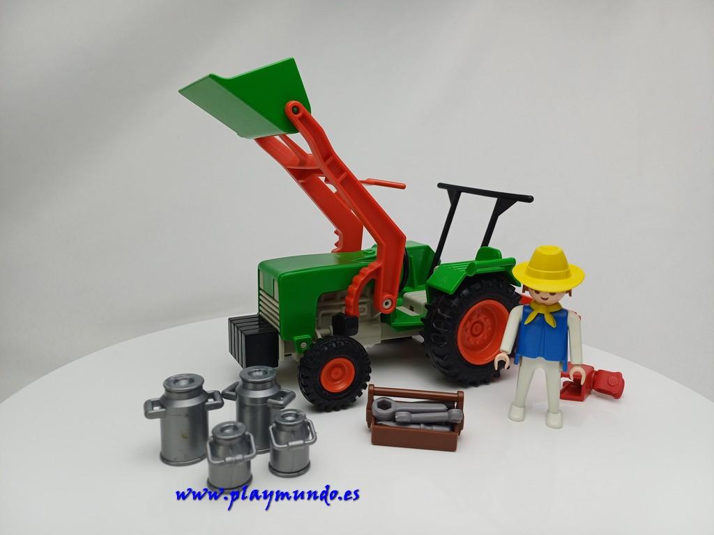 PLAYMOBIL 3500 GRANJERO CON TRACTOR (AÑO 1978 - 1994)