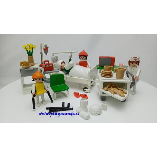 PLAYMOBIL 3495 HABITACION DE HOSPITAL (AÑO 1984) [0]