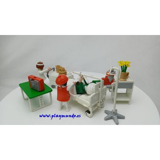 PLAYMOBIL 3495 HABITACION DE HOSPITAL (AÑO 1984) [5]