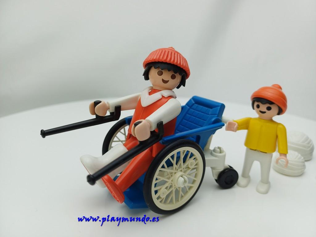 PLAYMOBIL 3363 PACIENTE EN SILLA DE RUEDAS (AÑO 1985 - 1991)