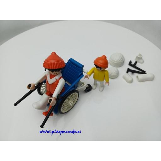 PLAYMOBIL 3363 PACIENTE EN SILLA DE RUEDAS (AÑO 1985 - 1991) [2]