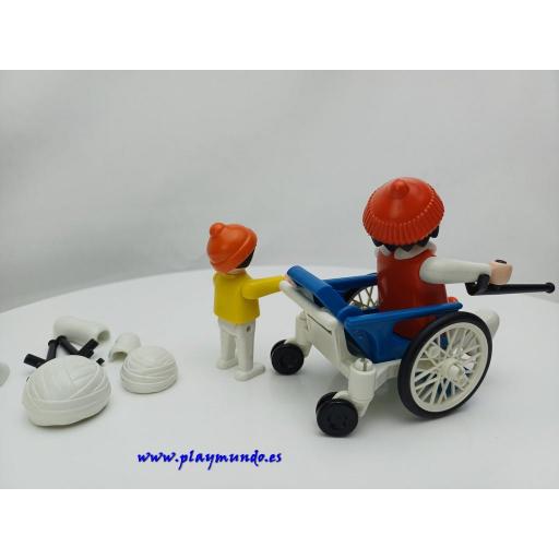 PLAYMOBIL 3363 PACIENTE EN SILLA DE RUEDAS (AÑO 1985 - 1991) [3]