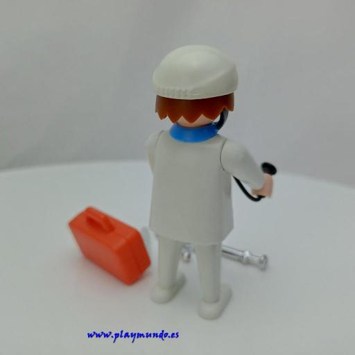 PLAYMOBIL  3340 MEDICO  CON EQUIPO (AÑO 1988 - 1993) [3]