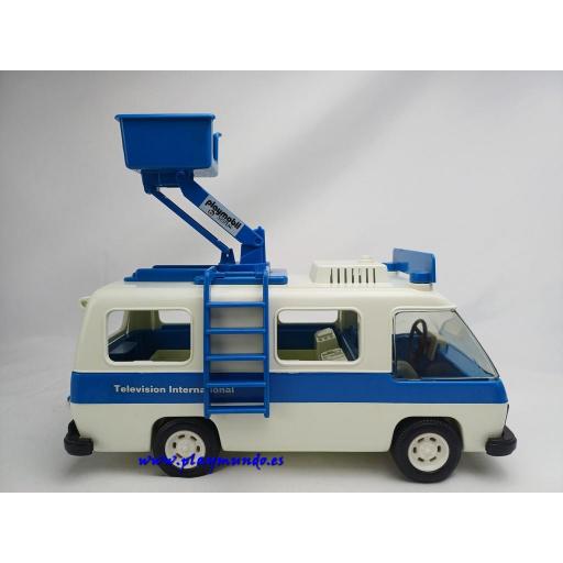 PLAYMOBIL 3530 FURGONETA CON EQUIPO TELEVISION INTERNATIONAL  TVI (AÑO 1979 - 1985) [2]