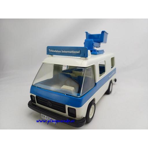 PLAYMOBIL 3530 FURGONETA CON EQUIPO TELEVISION INTERNATIONAL  TVI (AÑO 1979 - 1985) [3]