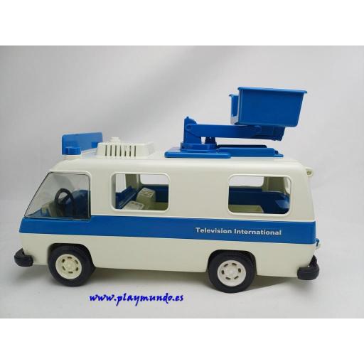 PLAYMOBIL 3530 FURGONETA CON EQUIPO TELEVISION INTERNATIONAL  TVI (AÑO 1979 - 1985) [4]