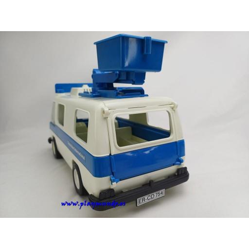 PLAYMOBIL 3530 FURGONETA CON EQUIPO TELEVISION INTERNATIONAL  TVI (AÑO 1979 - 1985) [6]