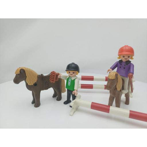 PLAYMOBIL 3714 NIÑOS HIPICA (AÑO 1992 - 2000) [1]