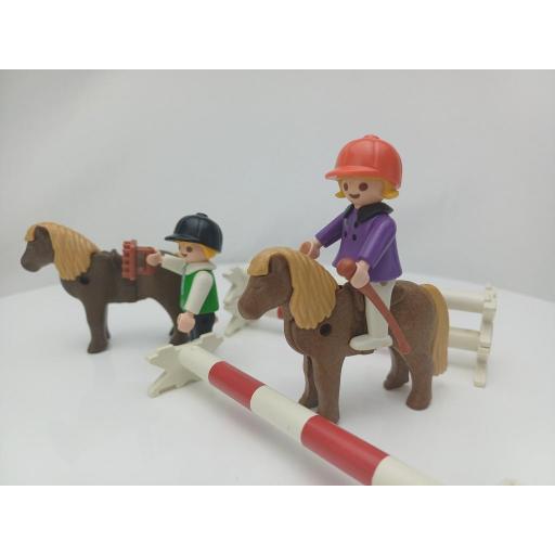 PLAYMOBIL 3714 NIÑOS HIPICA (AÑO 1992 - 2000) [2]