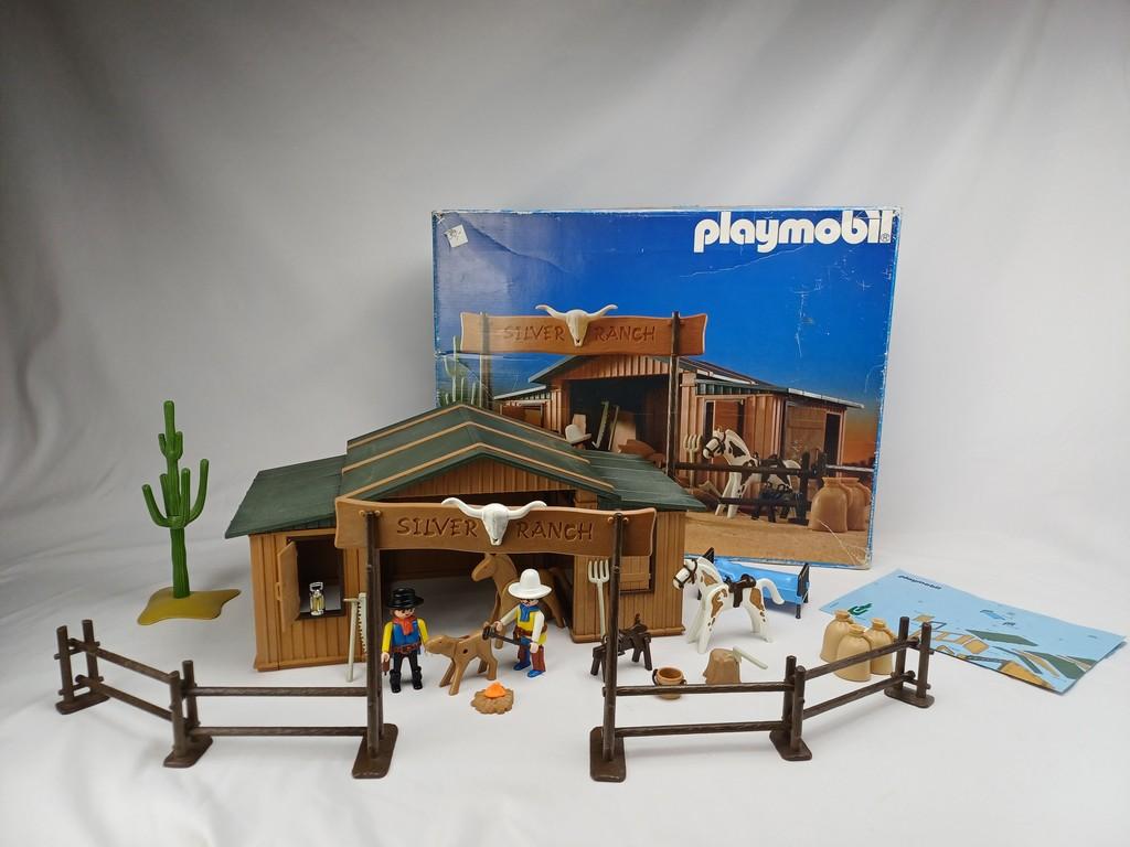 PLAYMOBIL 3768 SILVER RANCH OESTE WESTERN (1987 - 1993)