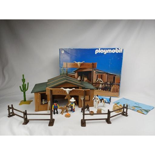 PLAYMOBIL 3768 SILVER RANCH OESTE WESTERN  (1987 - 1993)
