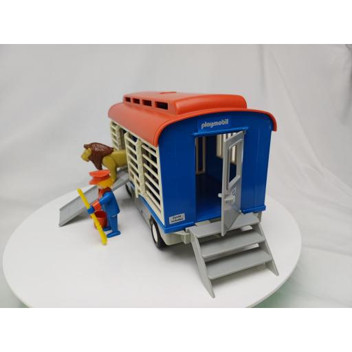 PLAYMOBIL 3514 REMOLQUE DEL CIRCO CON LEON Y DOMADOR (AÑO 1979 - 1984) [3]