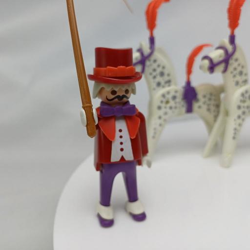 PLAYMOBIL 3742 CABALLOS DEL CIRCO CON DOMADOR  (AÑO 1987 - 1991) [1]