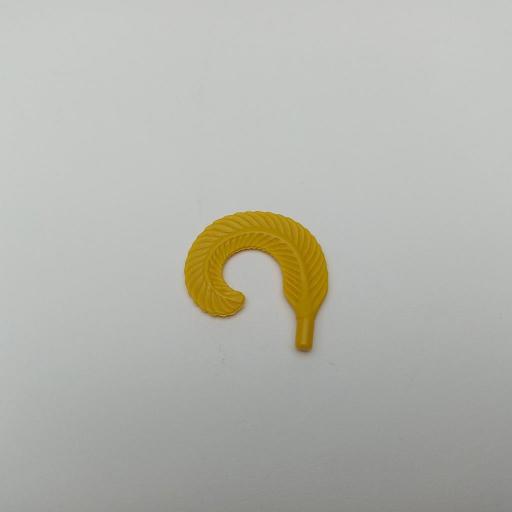PLAYMOBIL PLUMA AMARILLA CURVA MOD026