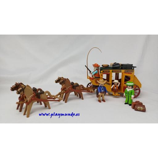 PLAYMOBIL 3803 DILIGENCIA OESTE WESTERN (AÑO 1994)