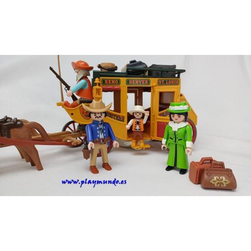 ​PLAYMOBIL 3803 DILIGENCIA OESTE WESTERN (AÑO 1994) [1]