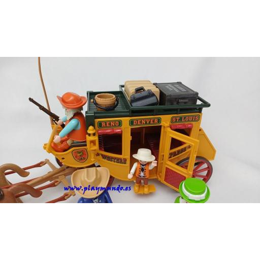 ​PLAYMOBIL 3803 DILIGENCIA OESTE WESTERN (AÑO 1994) [2]