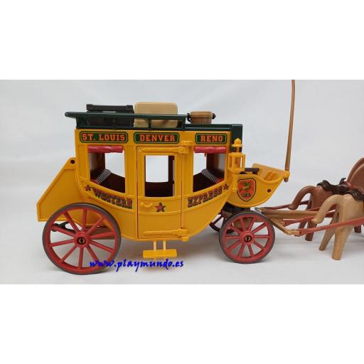 ​PLAYMOBIL 3803 DILIGENCIA OESTE WESTERN (AÑO 1994) [6]