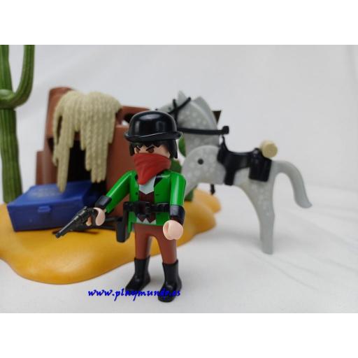 PLAYMOBIL 3815 ESCONDITE DE LOS FORAJIDOS (AÑO 1995) [1]