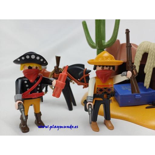PLAYMOBIL 3815 ESCONDITE DE LOS FORAJIDOS (AÑO 1995) [2]
