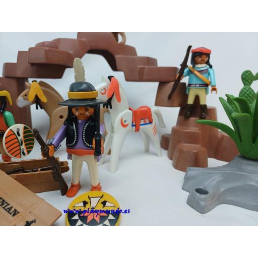 PLAYMOBIL 3878 INDIOS INDIOS RENEGADOS (AÑO 1996 - 1999) [2]