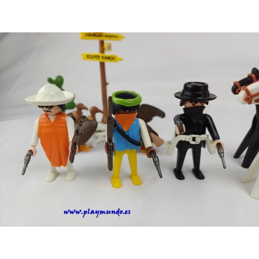 ​PLAYMOBIL 3748 BANDIDOS OESTE WESTERN (AÑO 1988 -1994) [5]