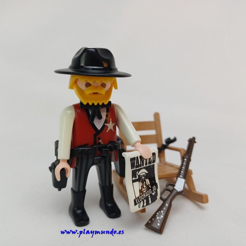 PLAYMOBIL 3813 SHERIFF OESTE WESTERN (AÑO 1995 - 2002)