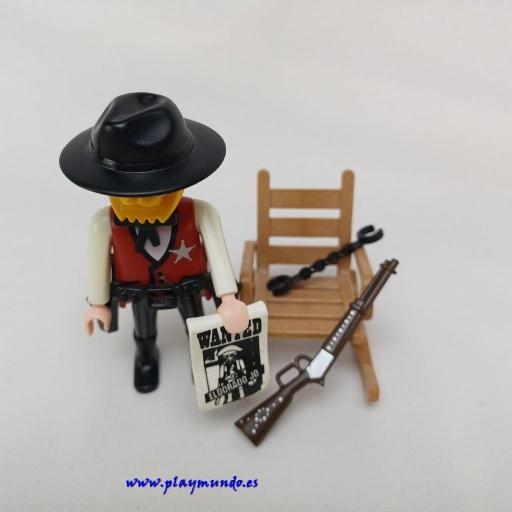 ​PLAYMOBIL 3813 SHERIFF OESTE WESTERN (AÑO 1995 - 2002) [1]