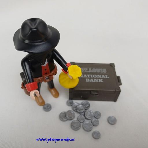 PLAYMOBIL 3814 FORAJIDO BANDIDO OESTE WESTERN (AÑO 1995 - 2002) [1]