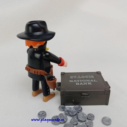 PLAYMOBIL 3814 FORAJIDO BANDIDO OESTE WESTERN (AÑO 1995 - 2002) [2]