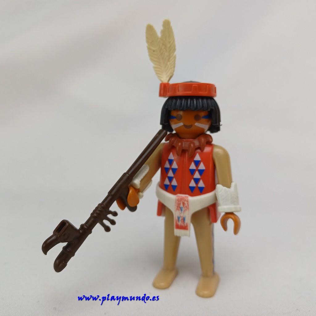 PLAYMOBIL MUÑECO CLICK INDIO WESTERN MOD023
