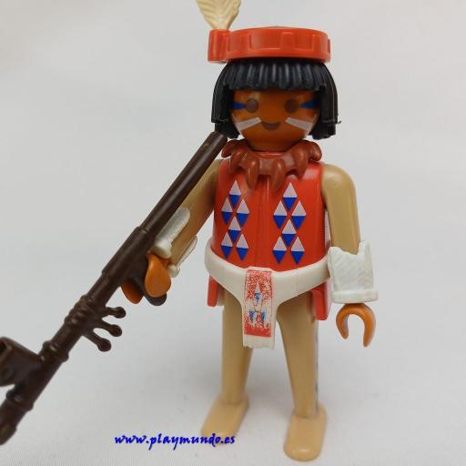 PLAYMOBIL MUÑECO CLICK  INDIO WESTERN MOD023 [1]