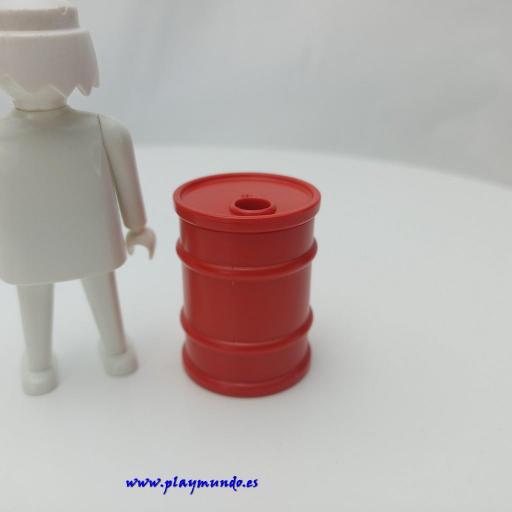 PLAYMOBIL BARRIL COMBUSTIBLE ACEITE PRODUCTO QUIMICO MOD021