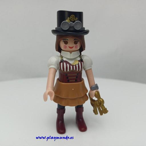 PLAYMOBIL SERIE 16 CHICAS STEAMPUNK OESTE WESTERN