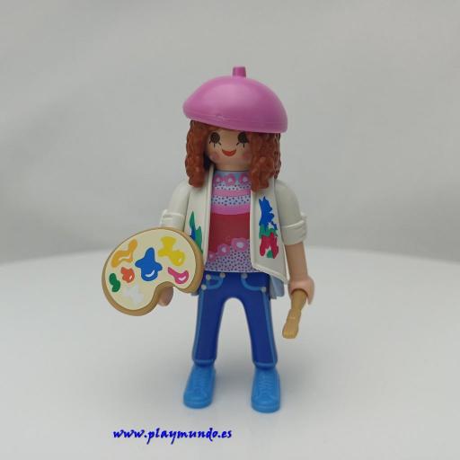 PLAYMOBIL SERIE 15 CHICAS PINTORA ARTISTA