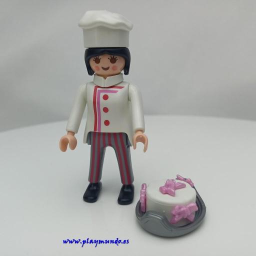 PLAYMOBIL SERIE 12 CHICAS COCINERA CHEF [1]