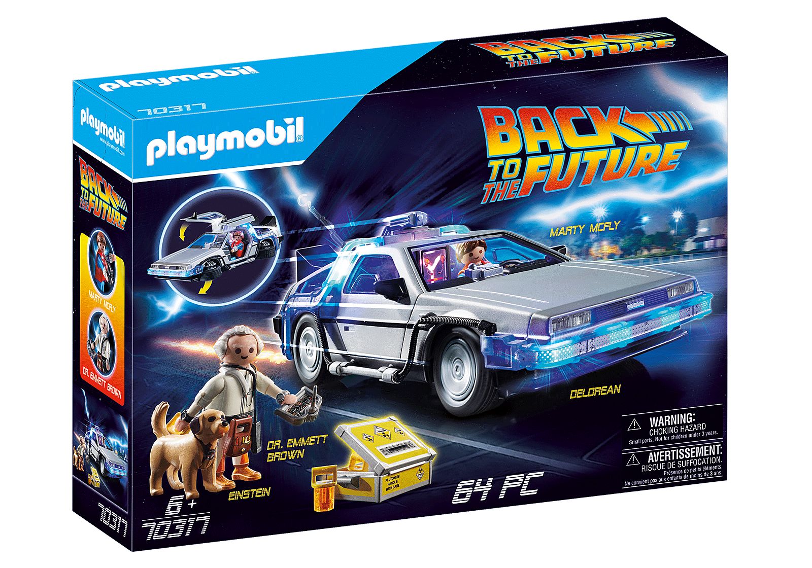 PLAYMOBIL 70317 Back to the Future DeLorean Regreso al futuro
