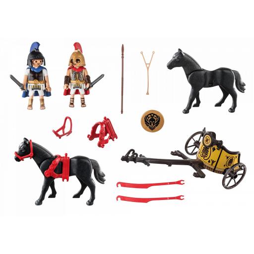 PLAYMOBIL 70469 AQUILES EN CARRO CON PATROCLO [4]