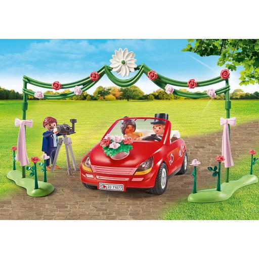 PLAYMOBIL 71077  STARTER PACK BODA, NOVIOS CON COCHE [4]