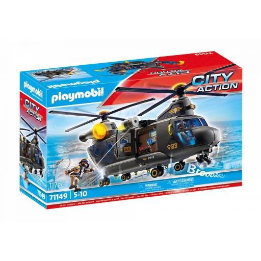 PLAYMOBIL 71149 FUERZAS ESPECIALES - HELICOPTERO BANANA [0]