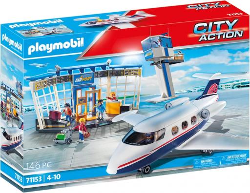 PLAYMOBIL 71153 AEROPUERTO CON AVION