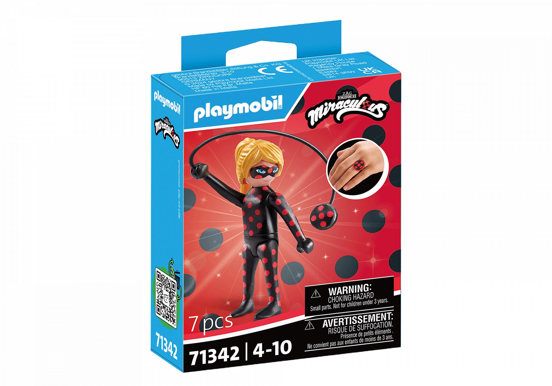 Prodigiosa: Las Aventuras De Ladybug - Giocattolo Antibug 14 Cm Con 11 Punti Di Articolazione E 2 Accessori, Perfetto Per Bambine