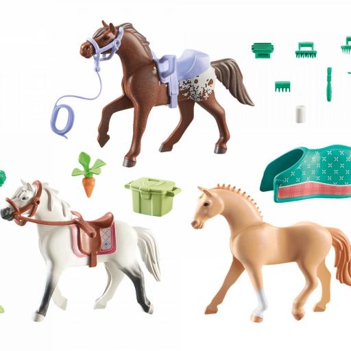 PLAYMOBIL 71356  TRES CABALLOS  [3]