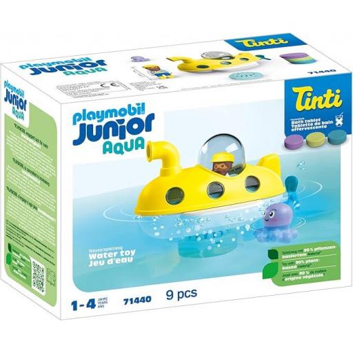 PLAYMOBIL 71440 Junio Aqua & Tinti ,Submarino de Colores con tabletas de baño Tinti. [0]