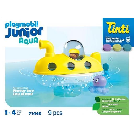 PLAYMOBIL 71440 Junio Aqua & Tinti ,Submarino de Colores con tabletas de baño Tinti. [2]