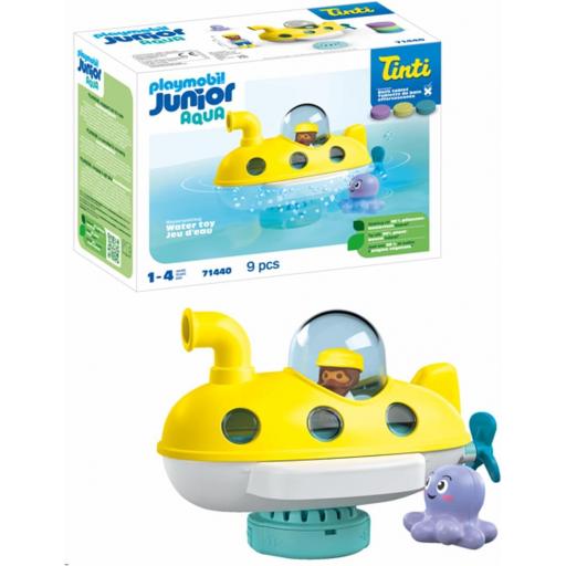 PLAYMOBIL 71440 Junio Aqua & Tinti ,Submarino de Colores con tabletas de baño Tinti. [1]